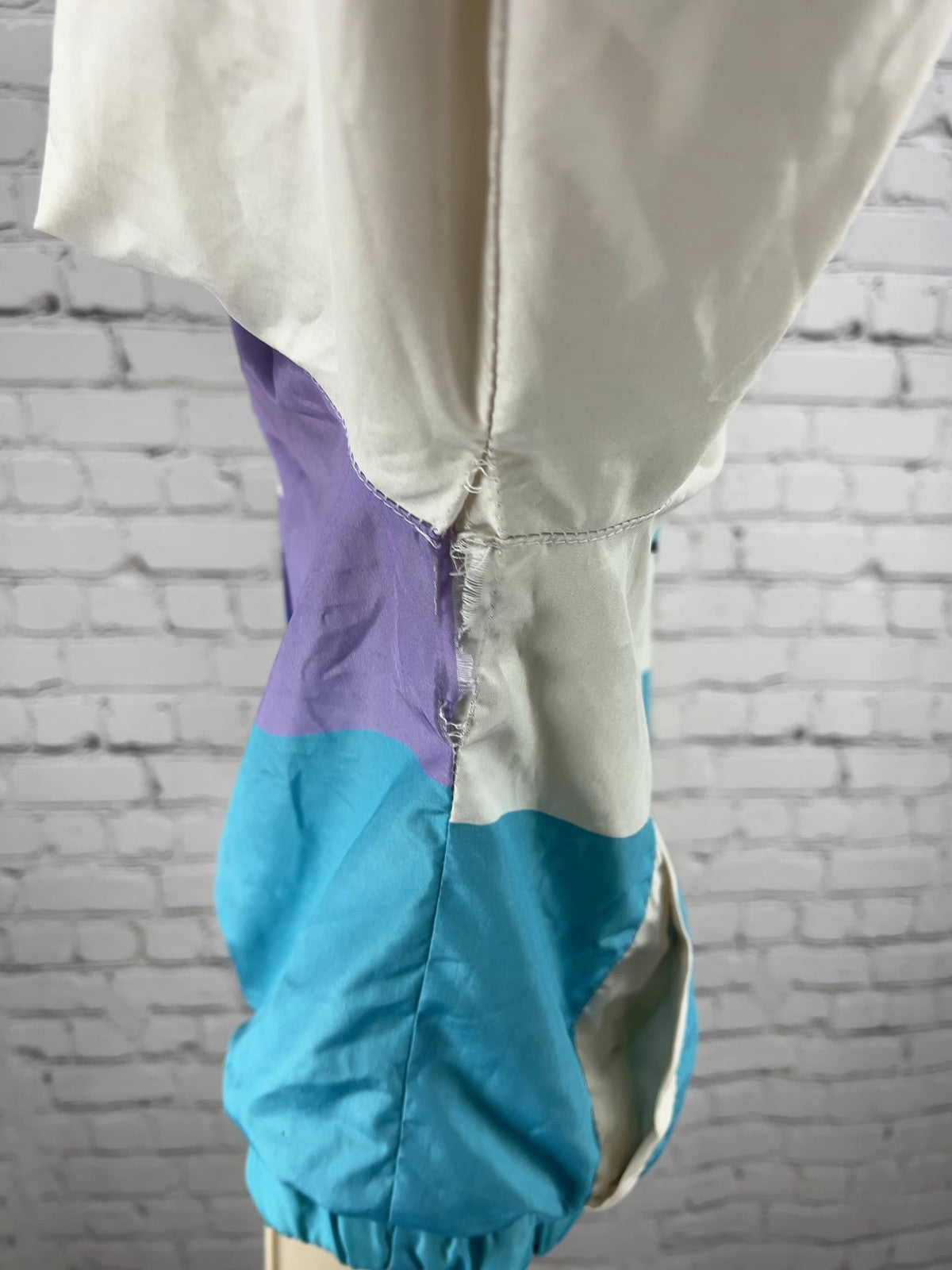 Members Only Nickelodeon Rugrats Cropped Half Zip Windbreaker Jacket L