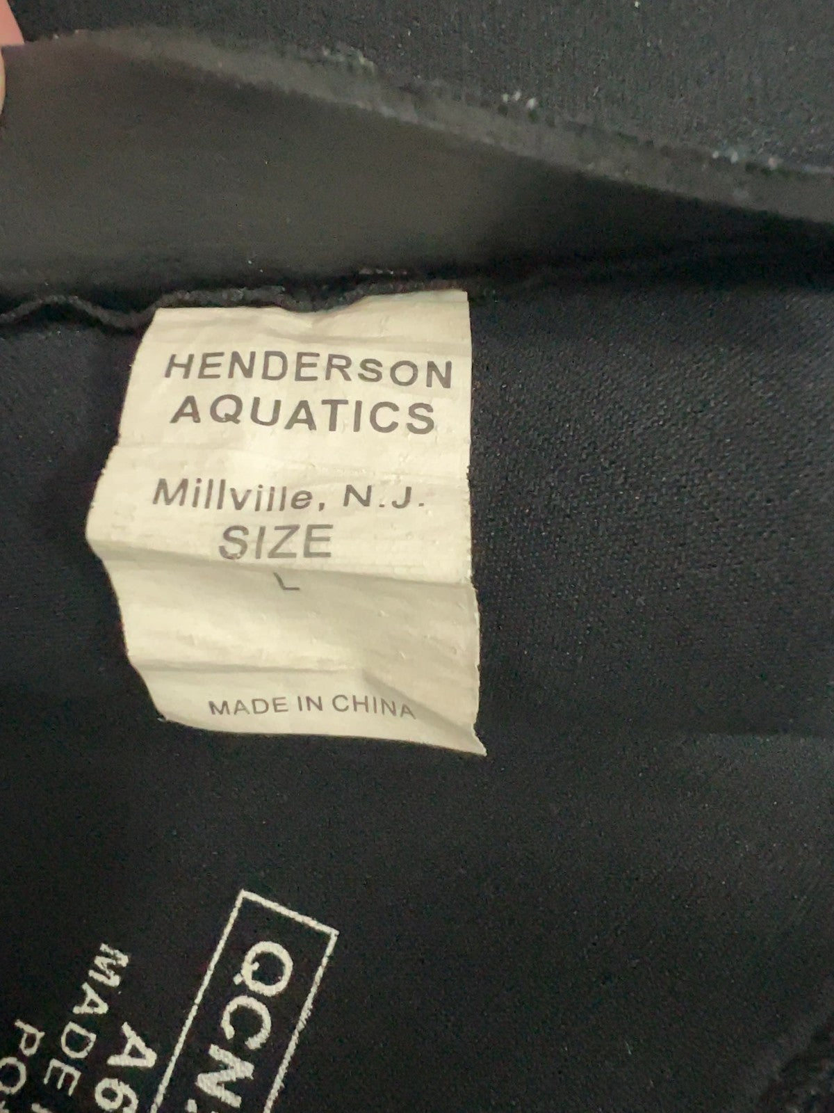 Henderson Thermoprene 3mm Black Blue Back Zip Shorty Wetsuit Mens L