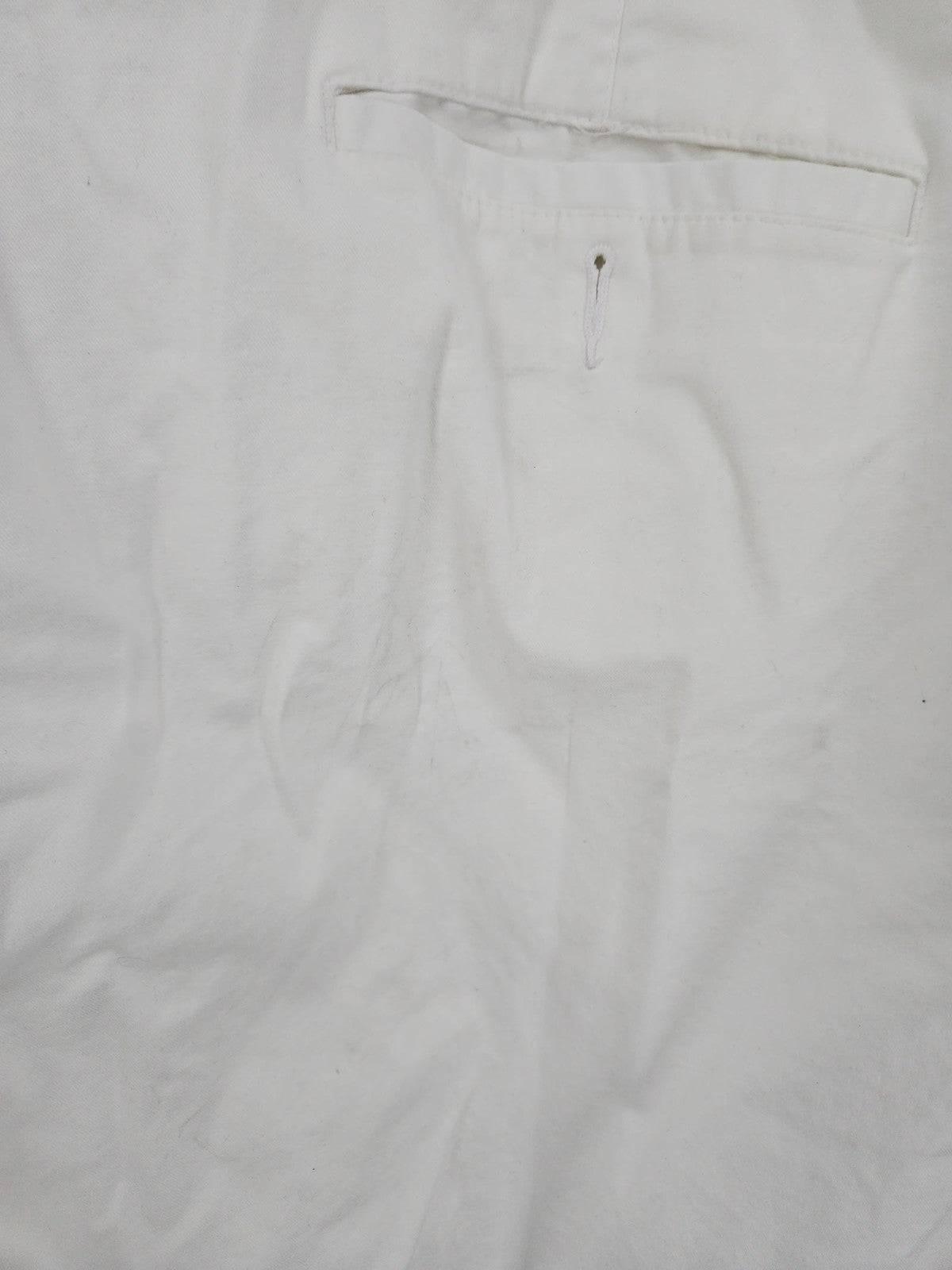 Oak Hill White Cotton Stretch Flat Front Chino Shorts Men's 50 (48X9.5)