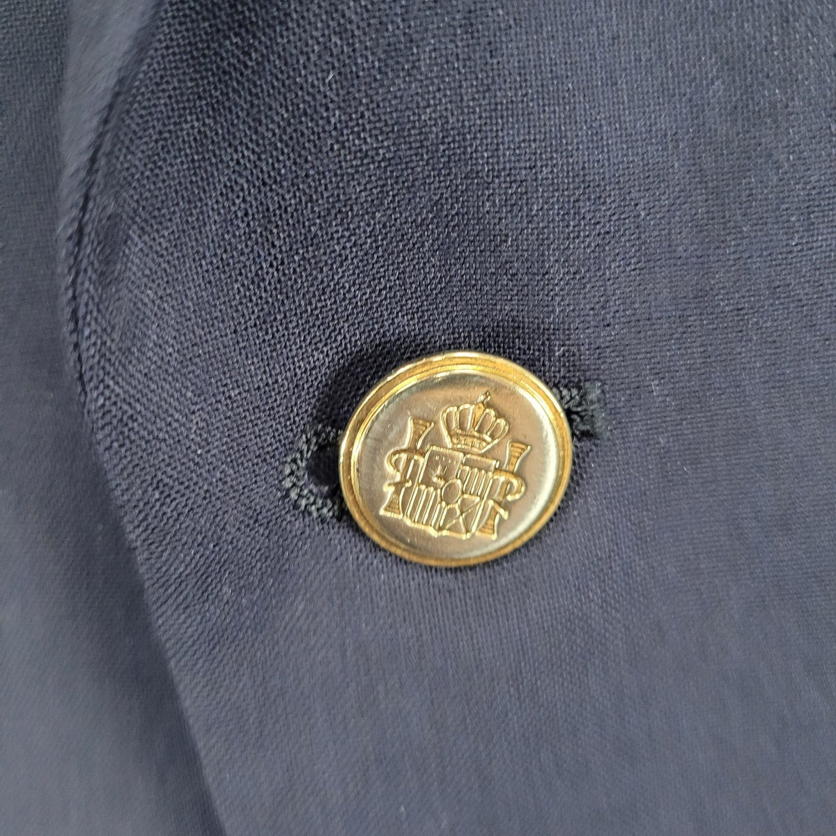 Mapelli De Milano Navy 100% Wool 2 Button Notch Blazer Sport Coat Size 37S