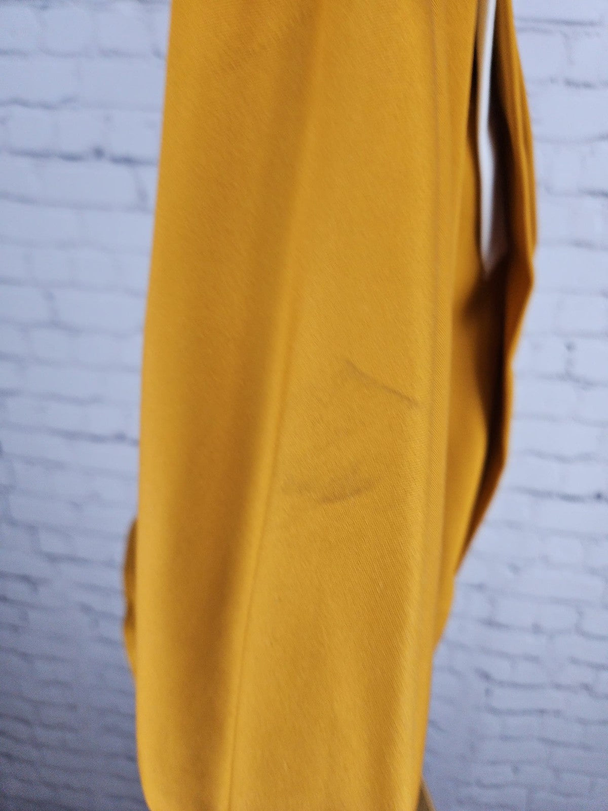 VTG Positive Influence Mustard Dolman Sleeve Belted Midi Dress Women's 16W