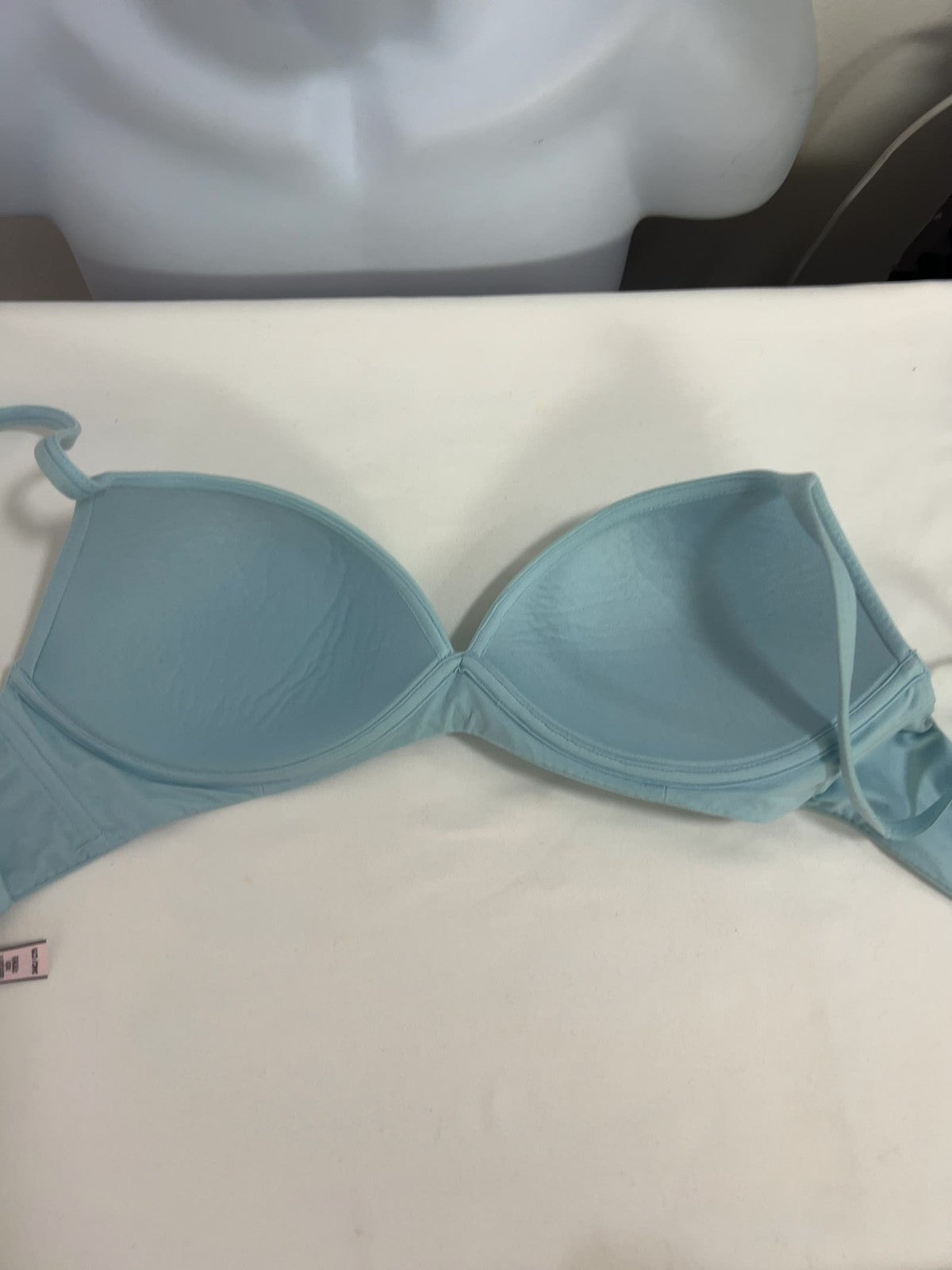 Victoria's Secret Body By Victoria Light Blue Wireless Plunge Padded Bra 34C