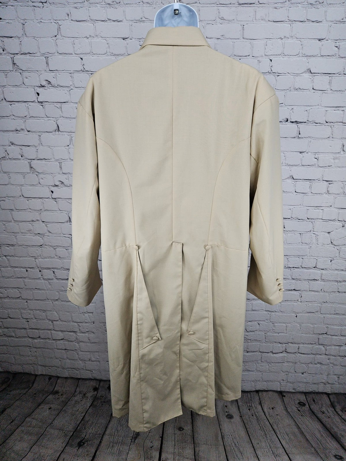 Frontier Classics Tan Wool Blend Frock Coat Old West Reenactment Cowboy 52
