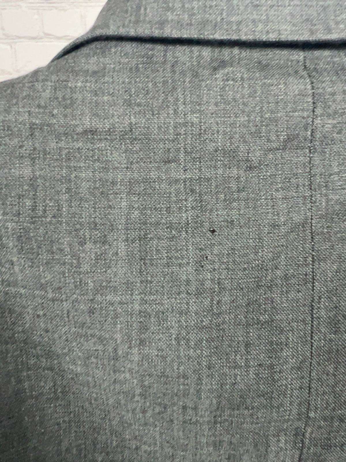 Turnbury Gray 100% Wool 2 Button Single Vented Notch Blazer Sport Coat 44S