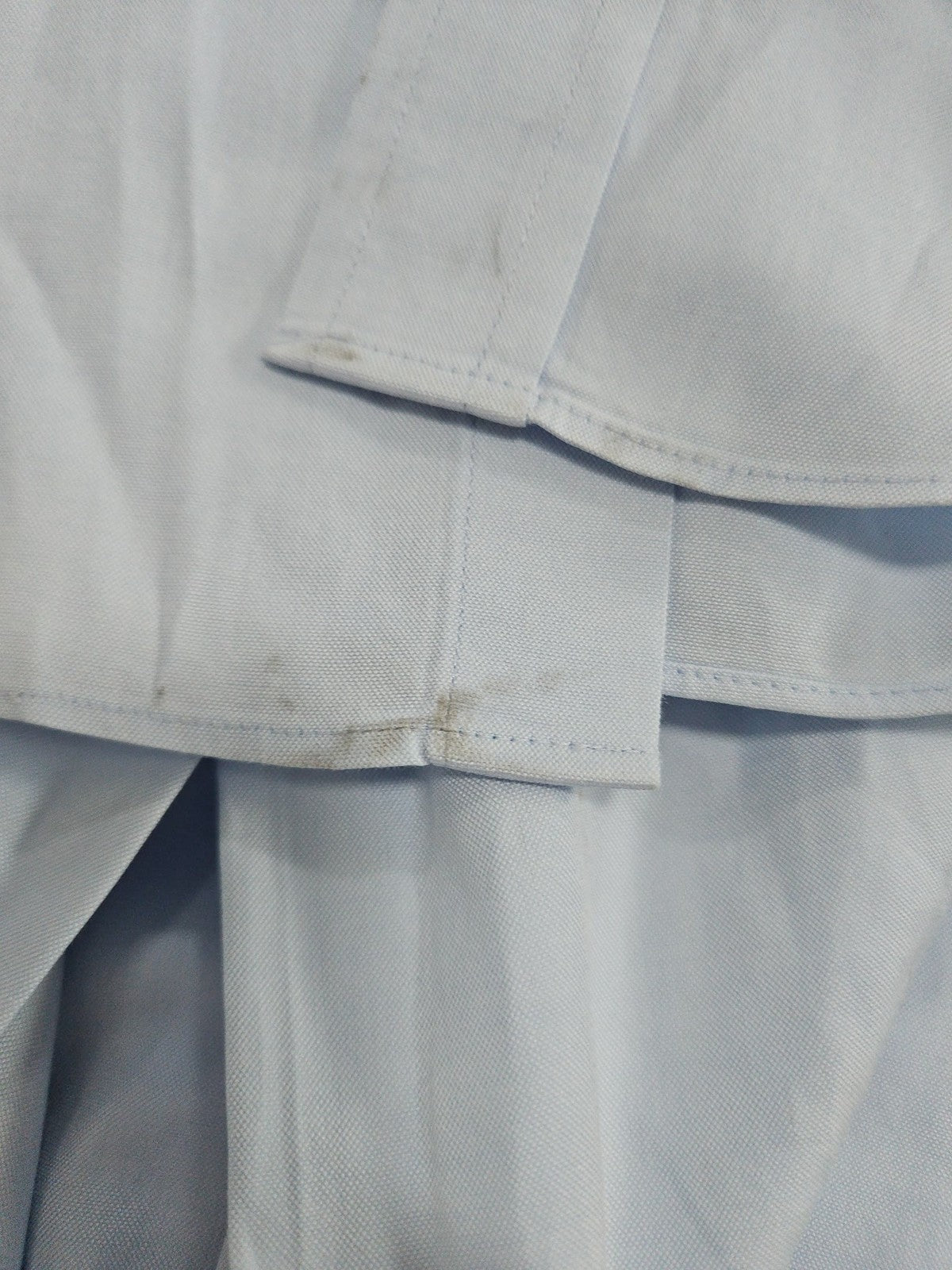 Brooks Brothers Thomas Mason Light Blue Cotton Regular Fit Dress Shirt 15.5 33