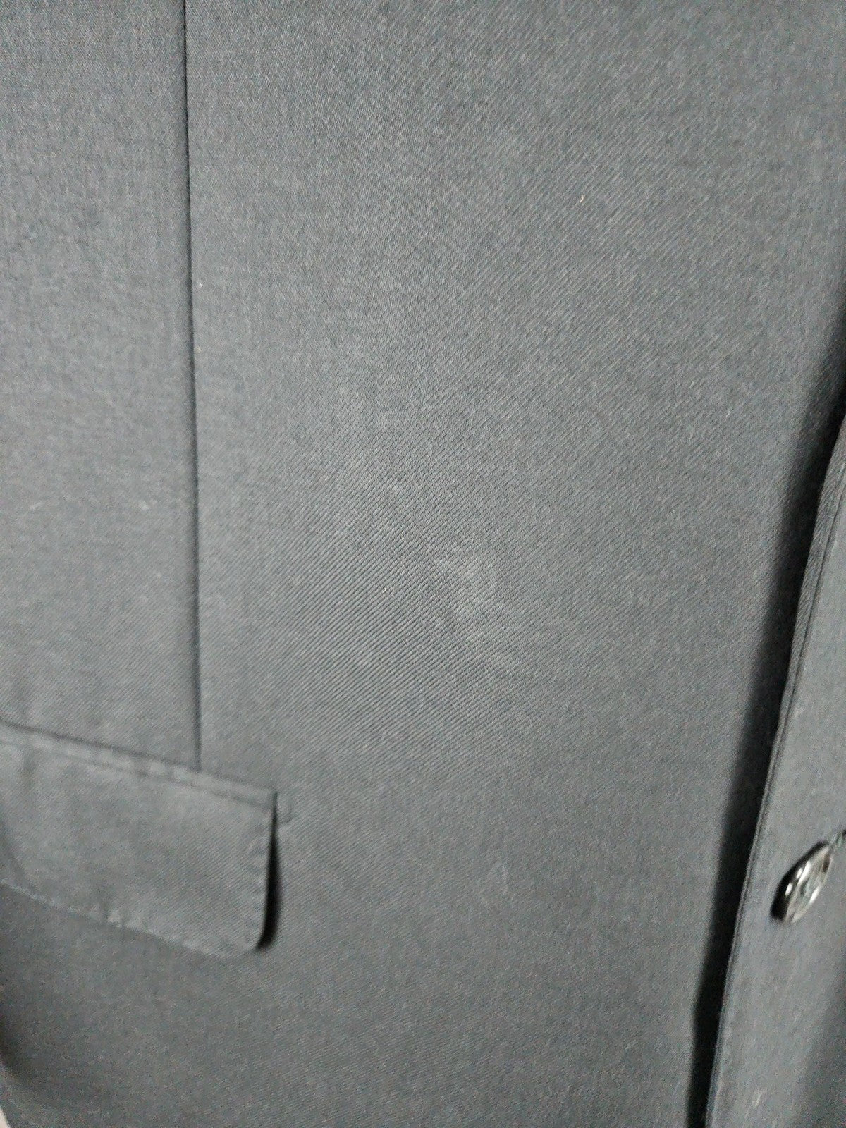 Corneliani Black Super 150s Virgin Wool 2 Button Notch Blazer Sport Coat 54R