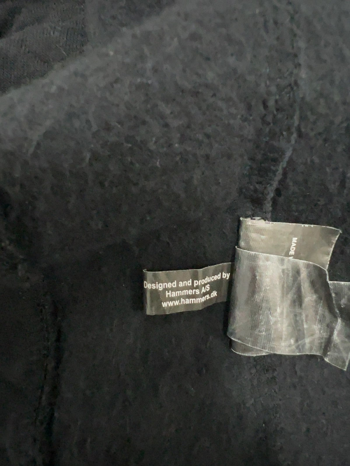 Highland Park Black Quilted Full Zip Hoodie Sweatshirt Orkney Patch S