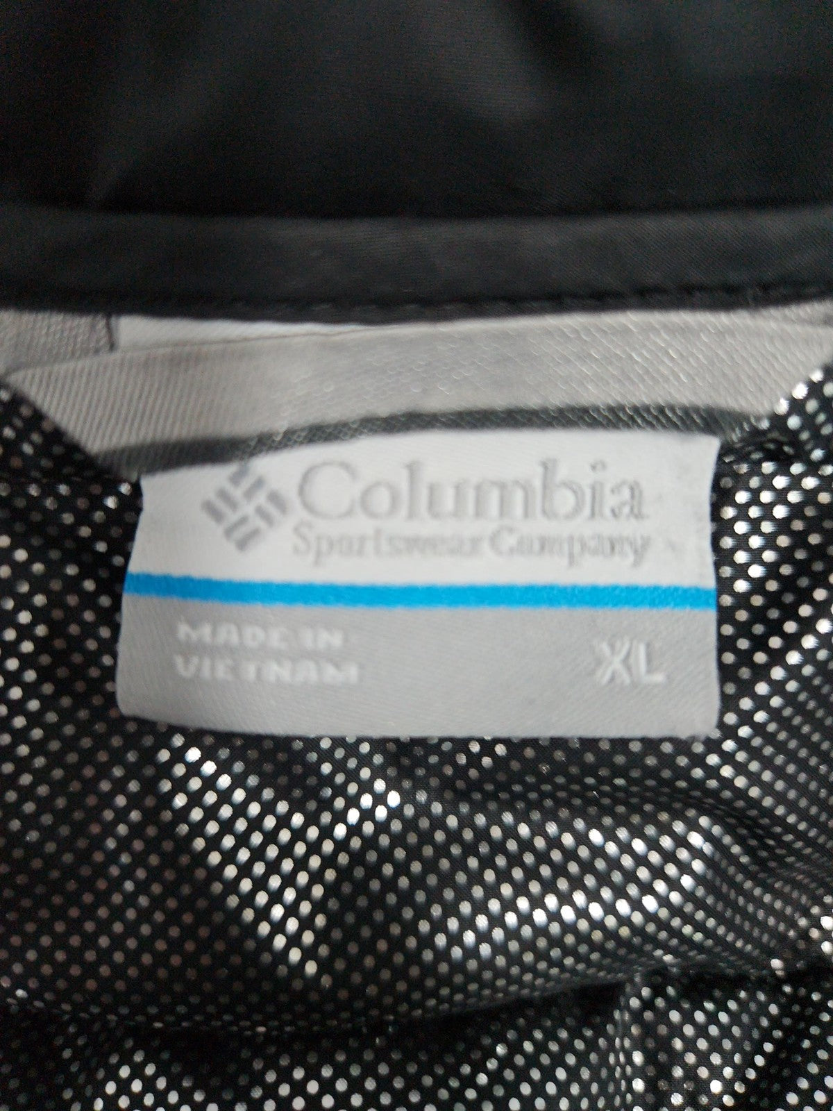 Columbia Omni-Heat Black Quilted Puffer Full Zip Jacket Men's XL