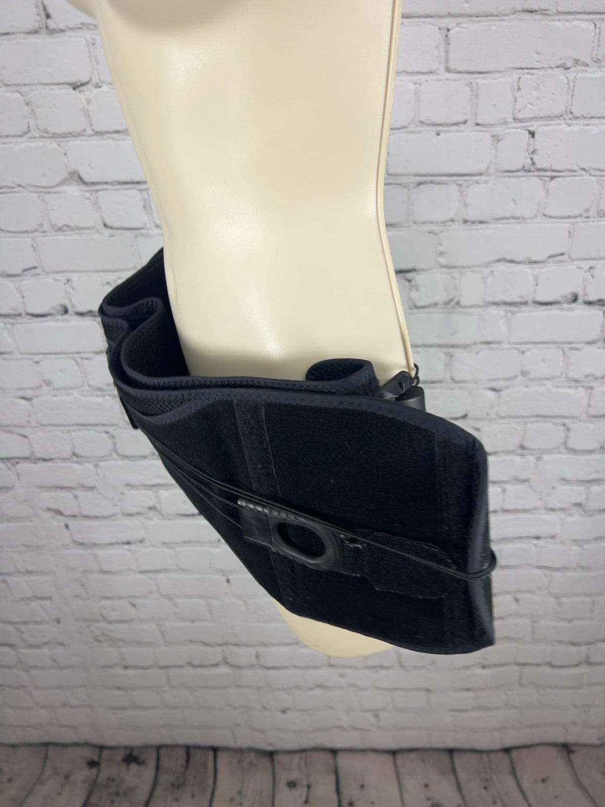 BioSkin Baja Black Adjustable Pulley Lumbar Back Brace Support Size 4 XL