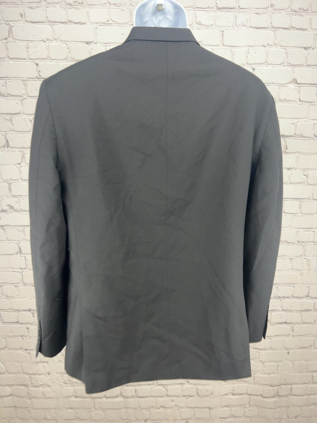 Jos A Bank Black 100% Wool Slim Fit 2 Button Blazer Sport Coat 40R