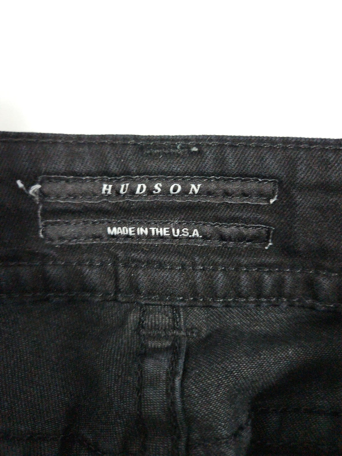 Hudson Black Bootcut Flap Pocket Women's Denim Jeans 24 (28X28)