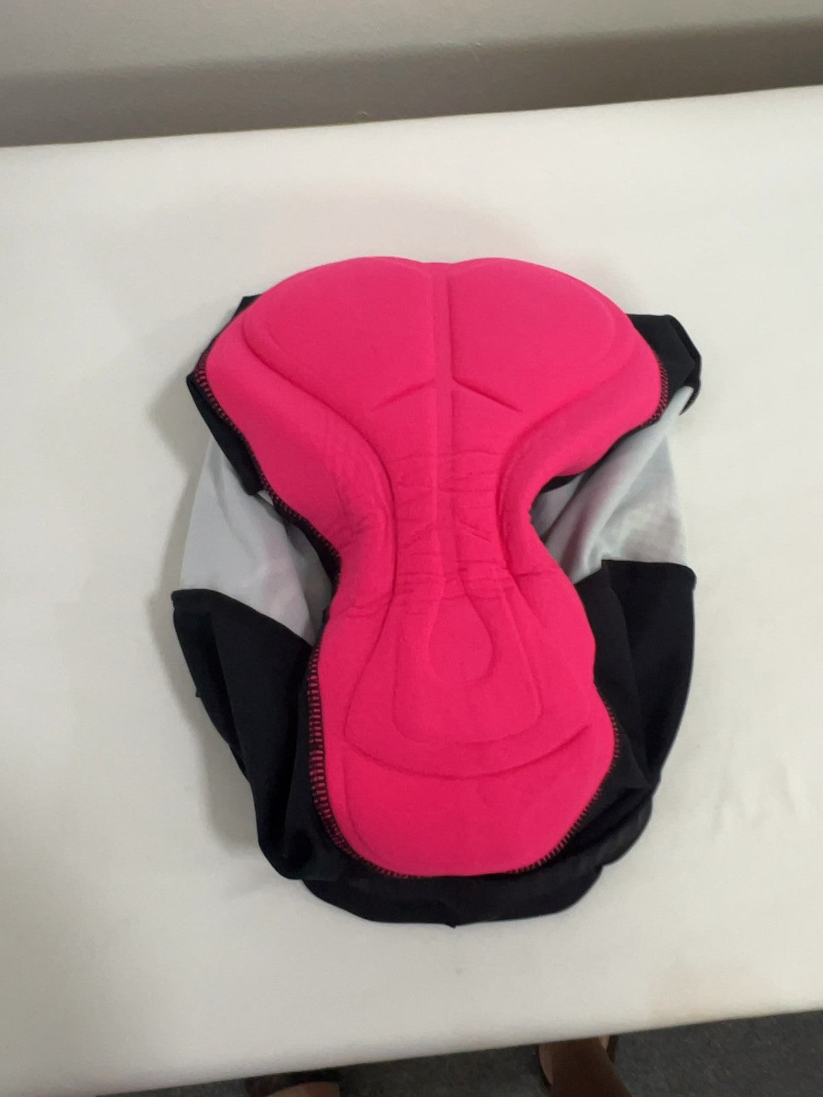 Beroy Black Pink Halftone Dot Padded Chamois Cycling Bike Shorts M (24X8)