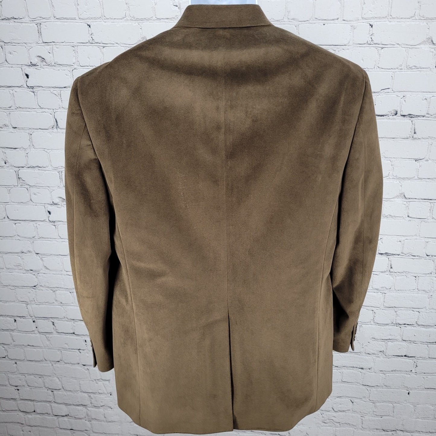 Chaps Ralph Lauren Brown 2 Button Vented Notch Blazer Sport Coat Size 40R