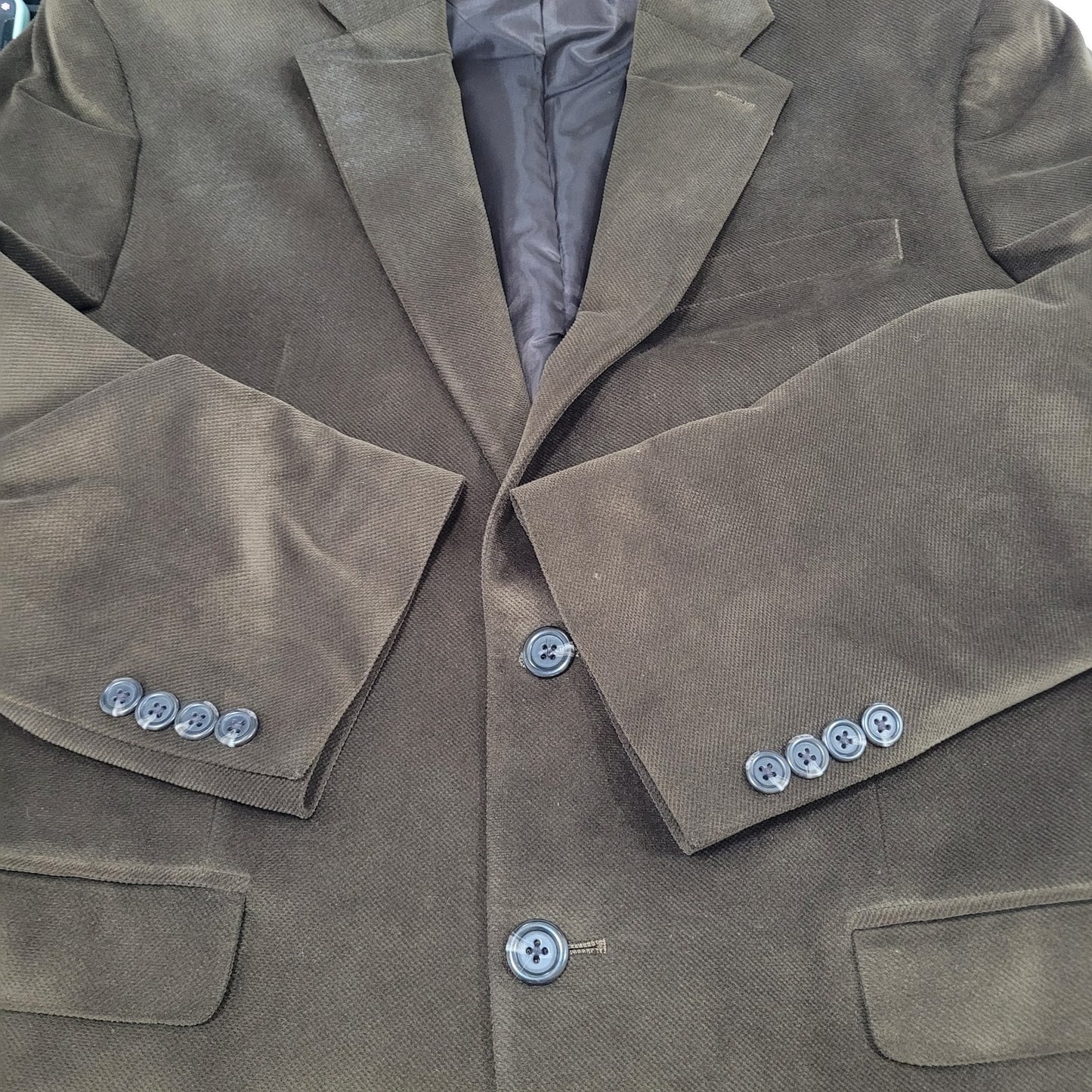 Chaps Ralph Lauren Brown 2 Button Vented Notch Blazer Sport Coat Size 40R