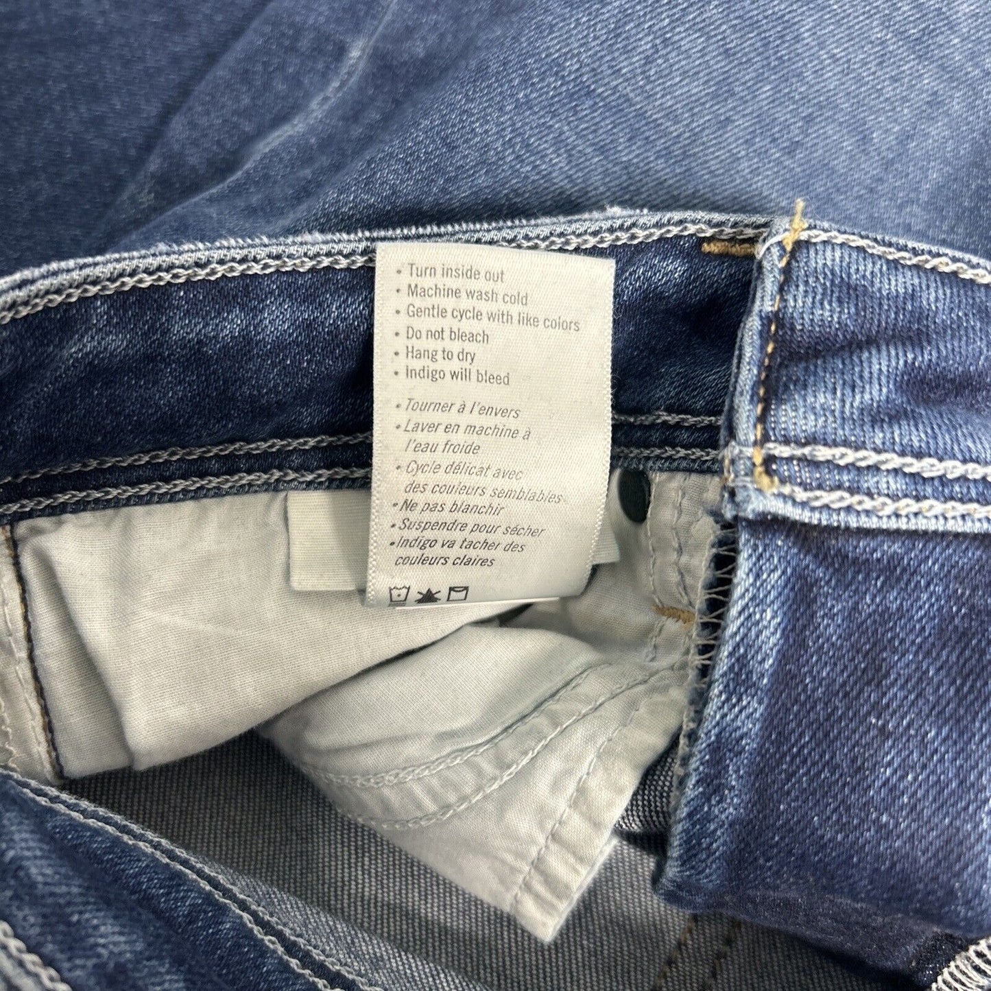 Paige Women’s Hoxton Slim Distressed Blue Cropped Raw Hem Jeans (27 x 27)