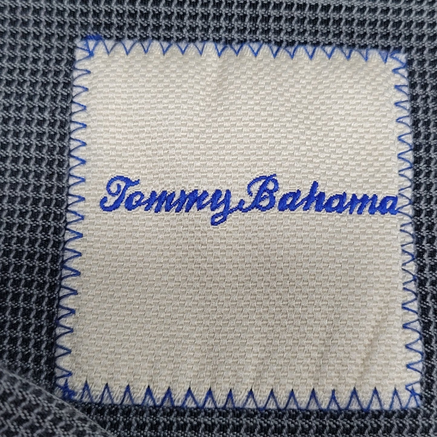 Tommy Bahama Grey Silk Cotton Button Up Short Sleeve Collared Pocket Shirt 3XL