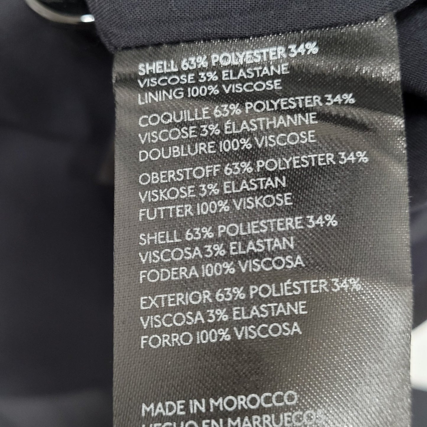 We The Free Free People Black Buttoned Cropped Notch Blazer Jacket Size Small S