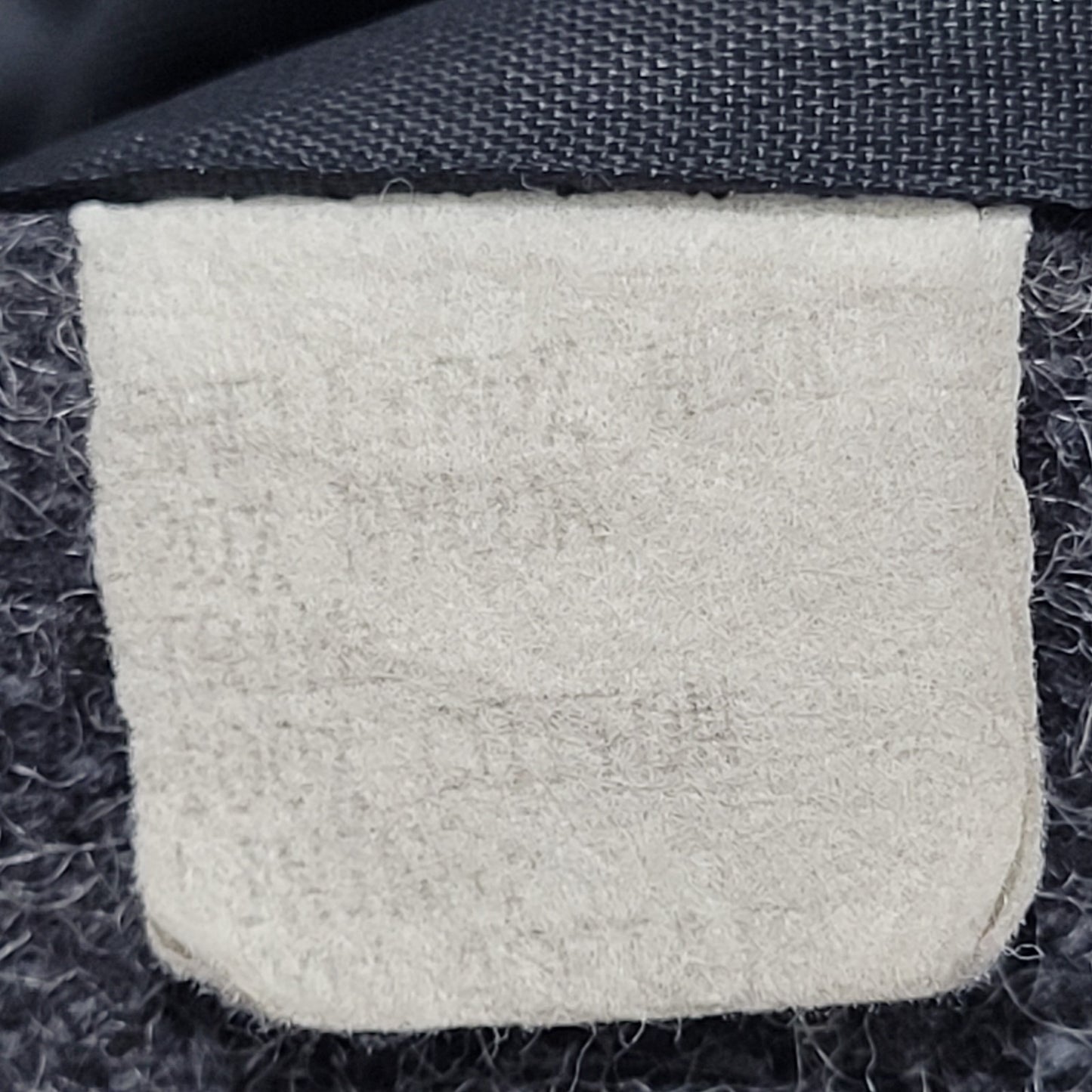 VTG Jofeld Grey Velvet Collar Accents Buttoned Lined Long Over Coat USA Large L