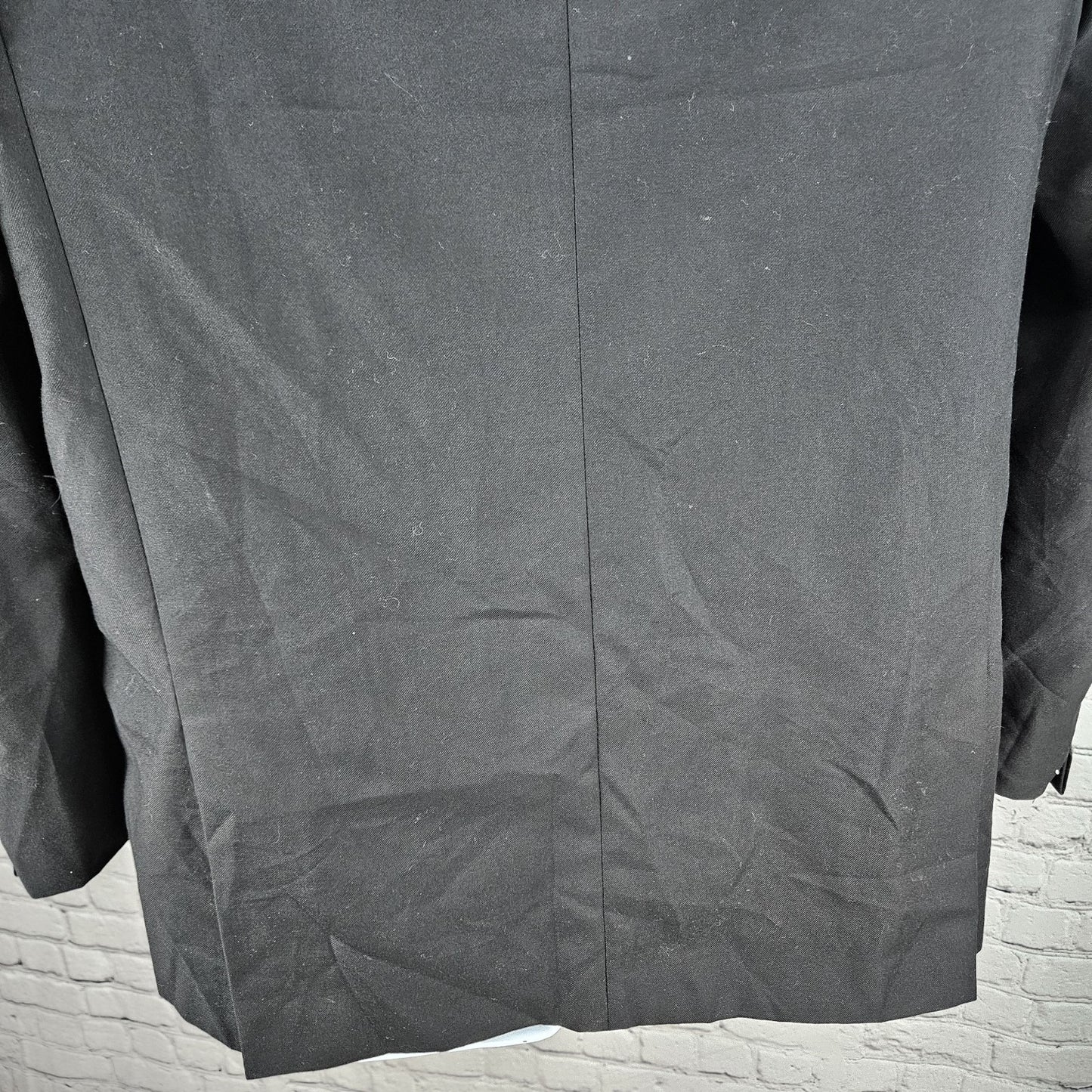 Armando Martillo Black 2 Button Vented Notch Blazer Suit Jacket Young Mens 18