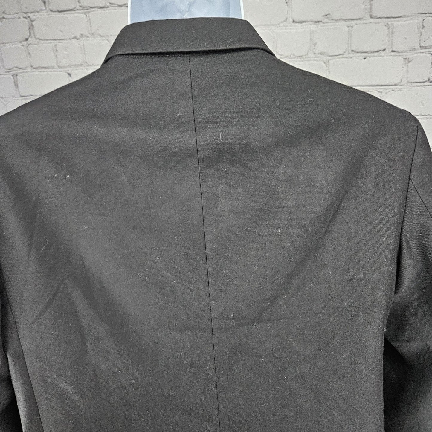 Armando Martillo Black 2 Button Vented Notch Blazer Suit Jacket Young Mens 18