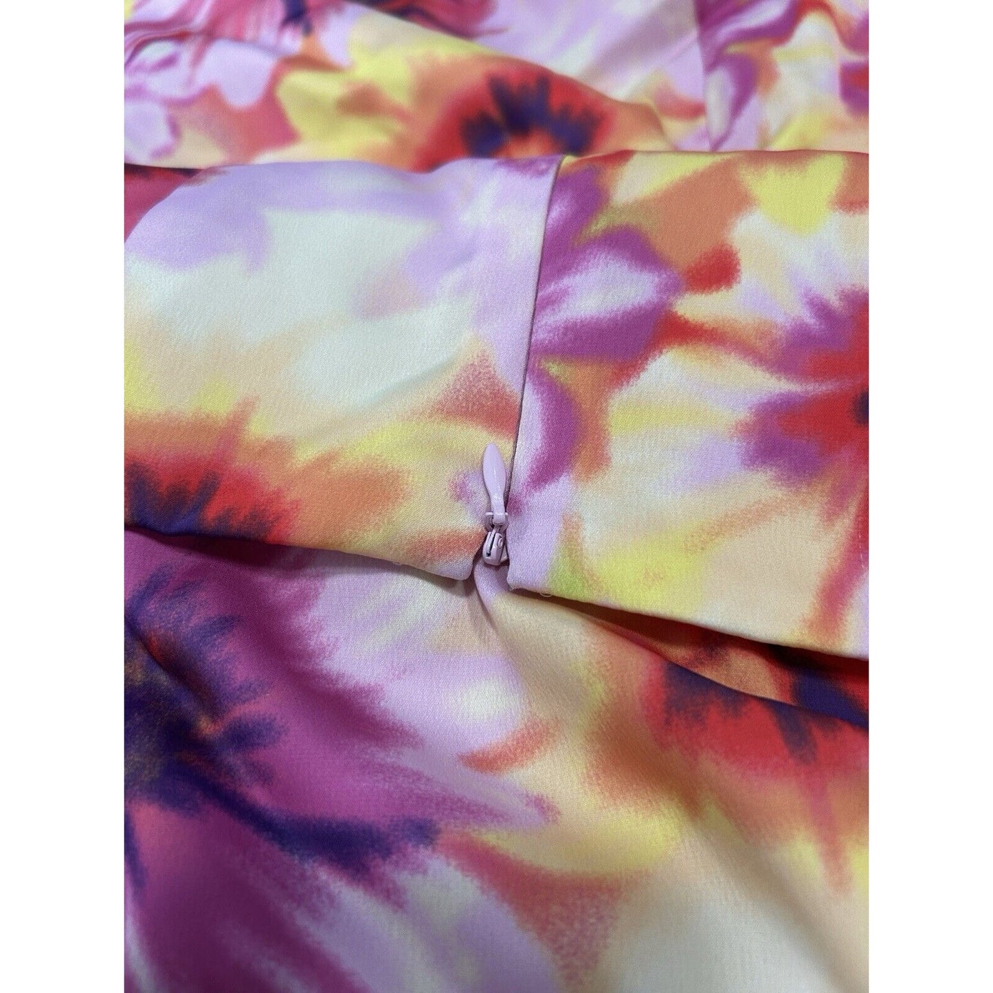 Urban Outfitters Pink Purple Floral Adjustable Spaghetti Strap Dress Size Medium