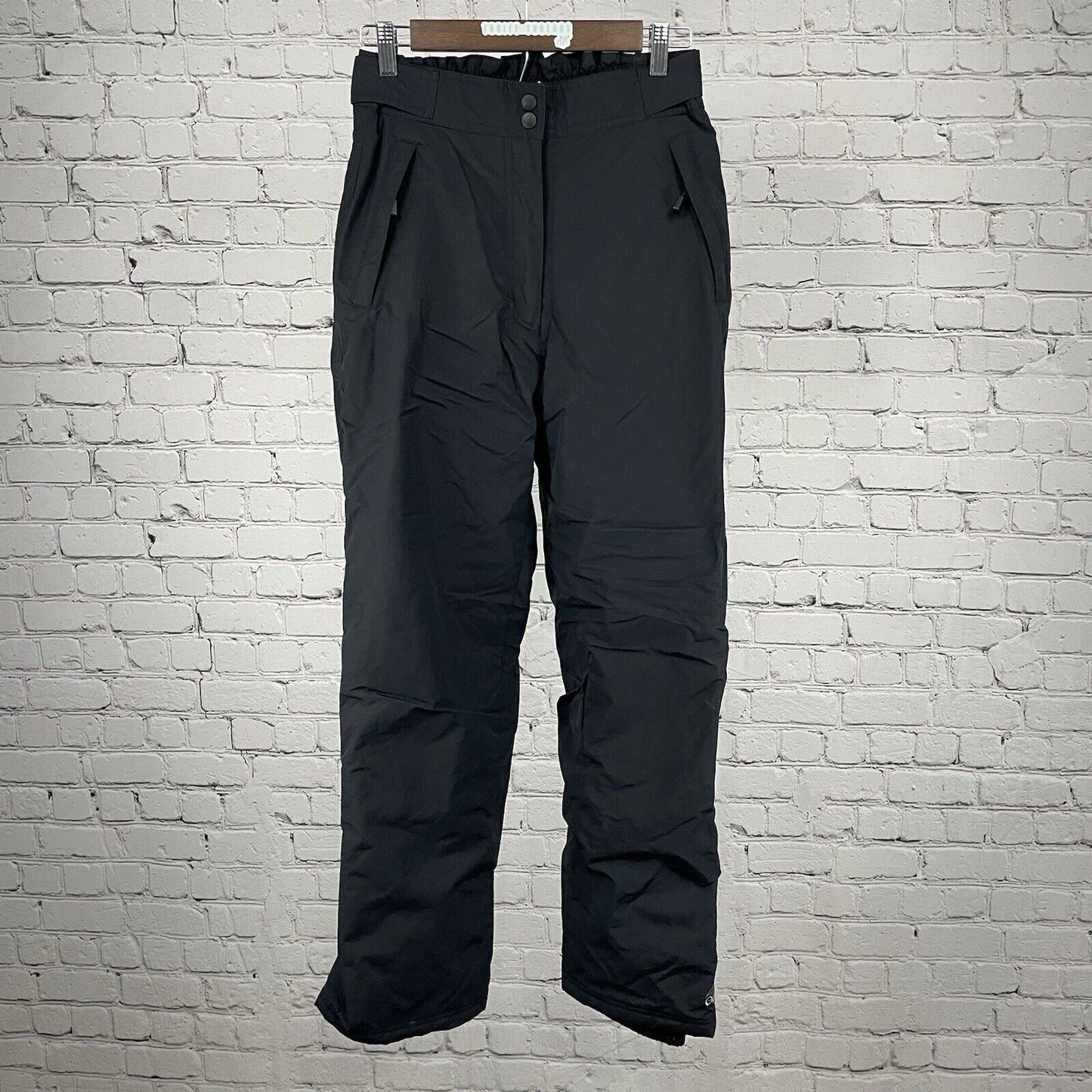 Gerry Sportswear Black Elastic Waist Lined Ski Outdoor Snow Pants Size Small S