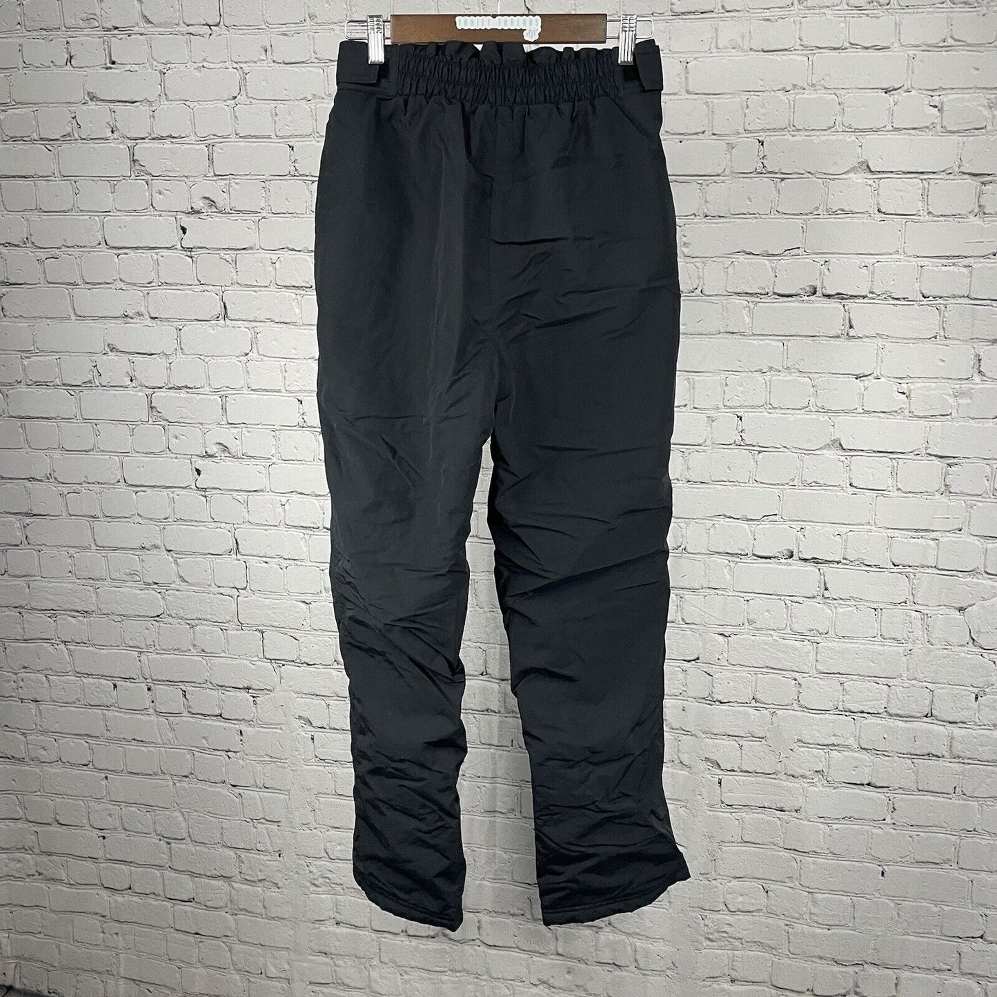 Gerry Sportswear Black Elastic Waist Lined Ski Outdoor Snow Pants Size Small S