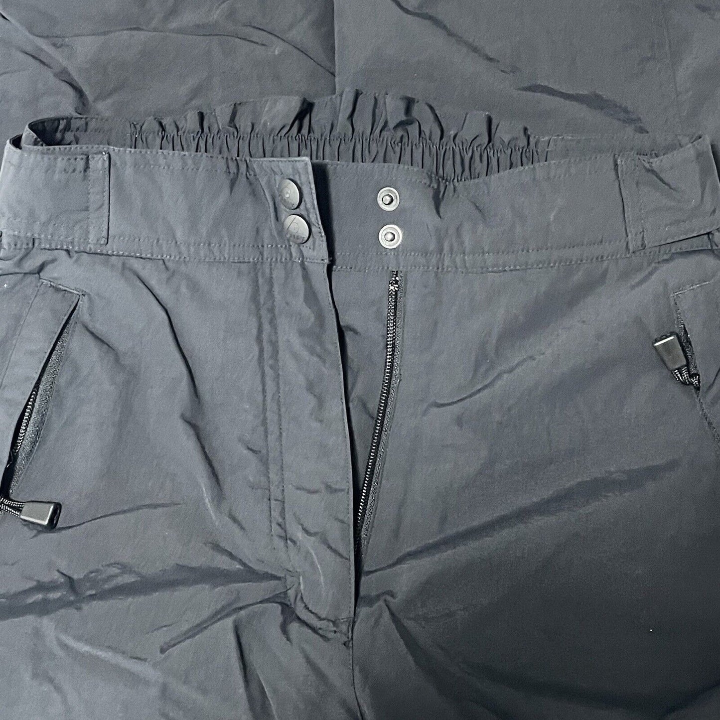 Gerry Sportswear Black Elastic Waist Lined Ski Outdoor Snow Pants Size Small S