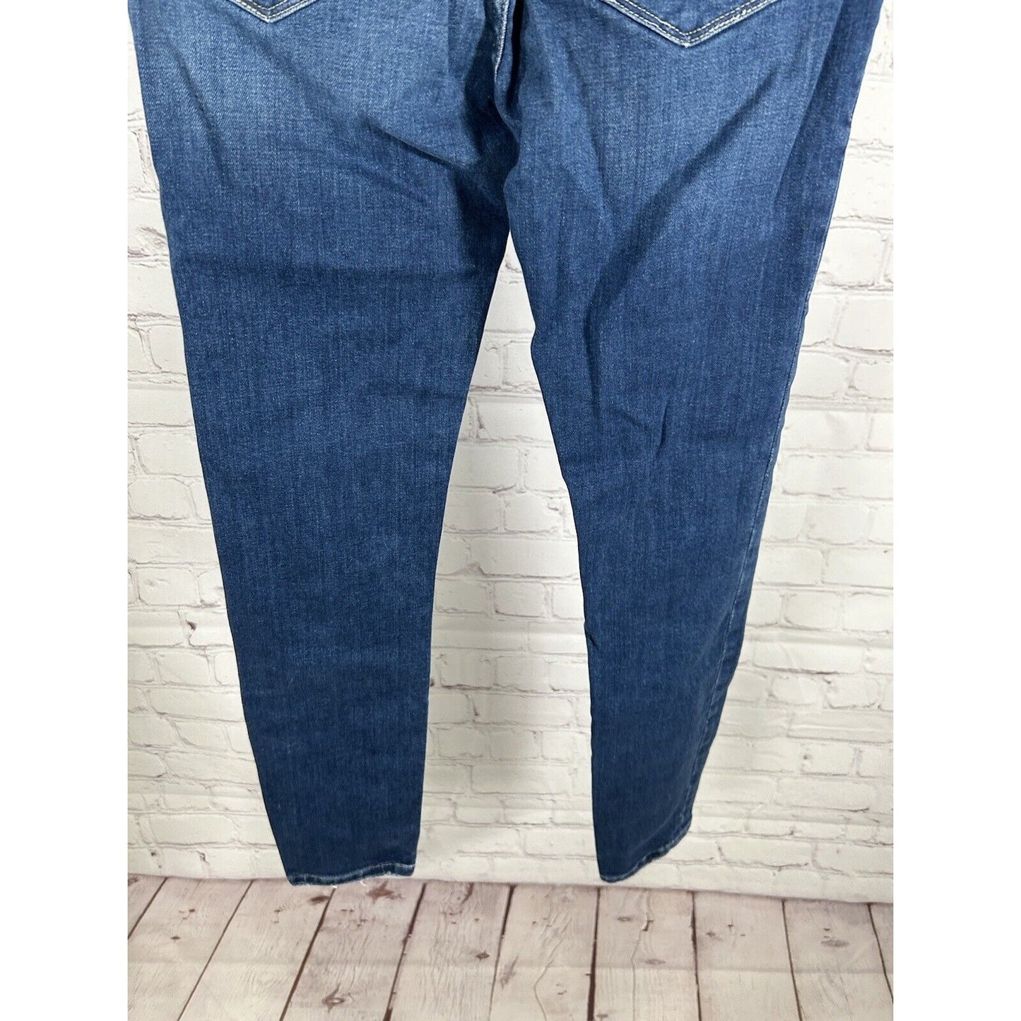 FRAME Le High Skinny Crop Medium Wash Organic Cotton Blend Jeans 24 (23 x 25)