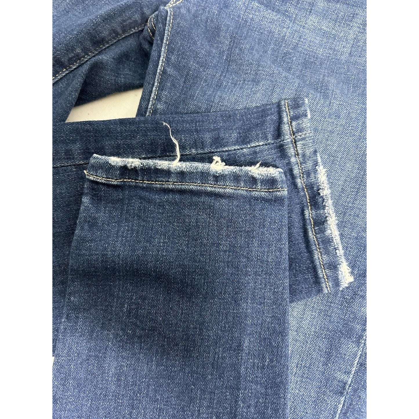 FRAME Le High Skinny Crop Medium Wash Organic Cotton Blend Jeans 24 (23 x 25)