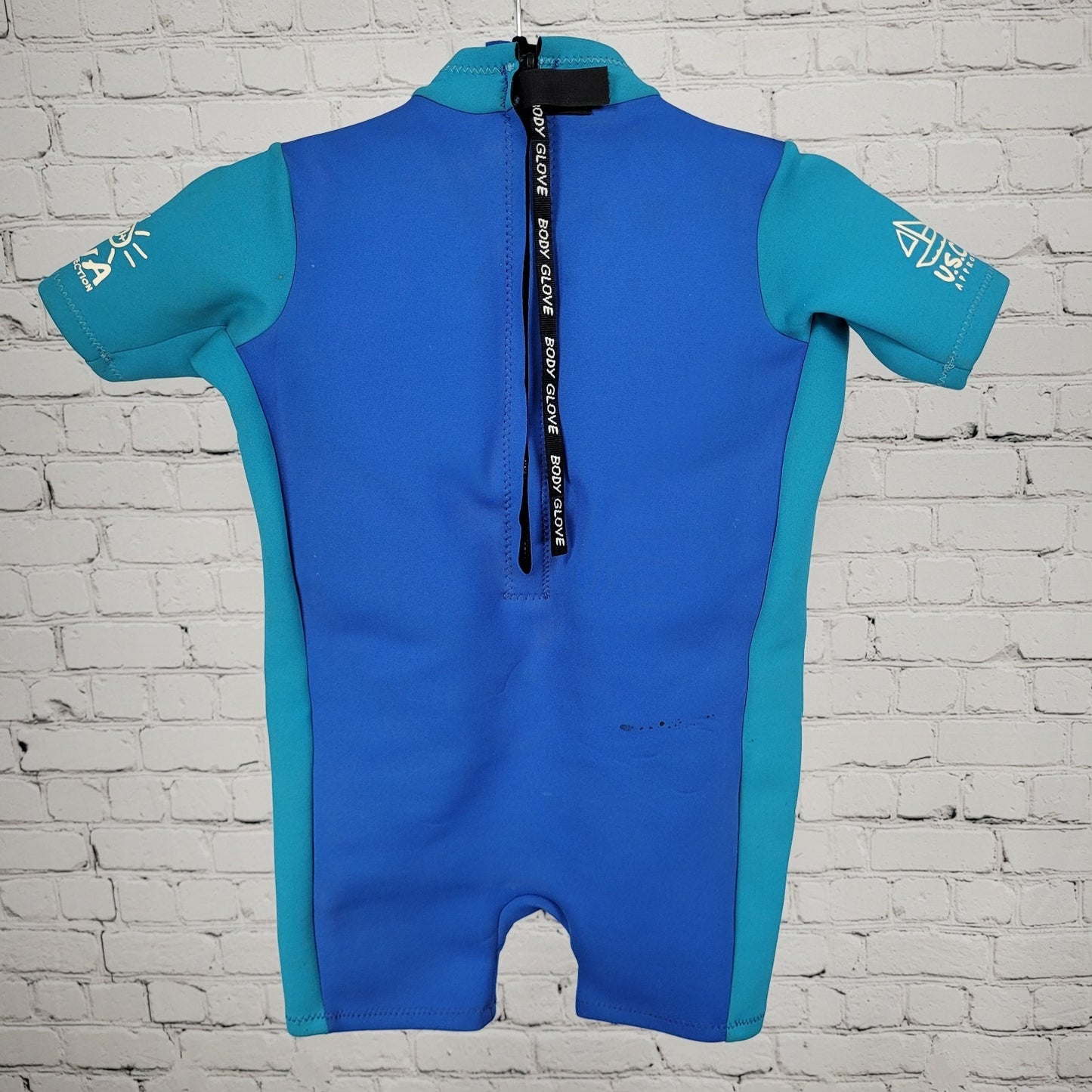 Body Glove Blue Type V Wetsuit Flotation Aid USCG 50+ UVA Kids Medium M 40-50lbs