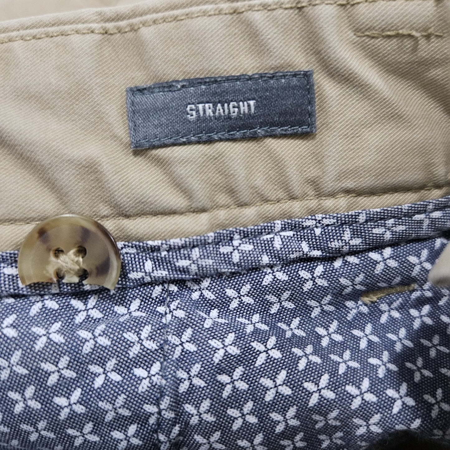 Bonobos Tan Cotton Blend Straight Leg Lightweight Casual Chino Pants 35x32