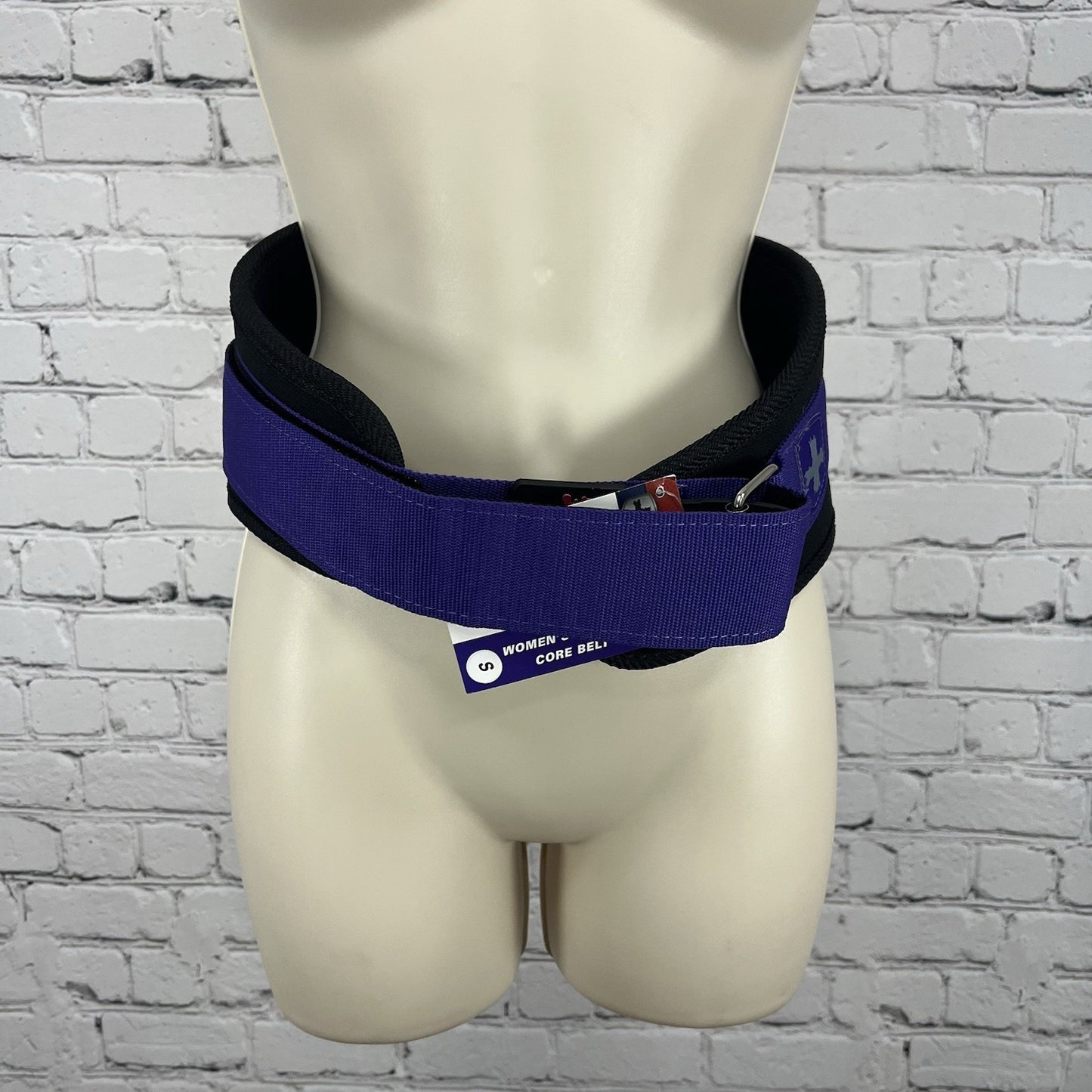 NWT Harbinger Purple Black Womens 5” Foam Padded Core Support Belt Lifting Small