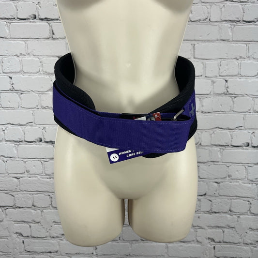 NWT Harbinger Purple Black Womens 5” Foam Padded Core Support Belt Lifting Small