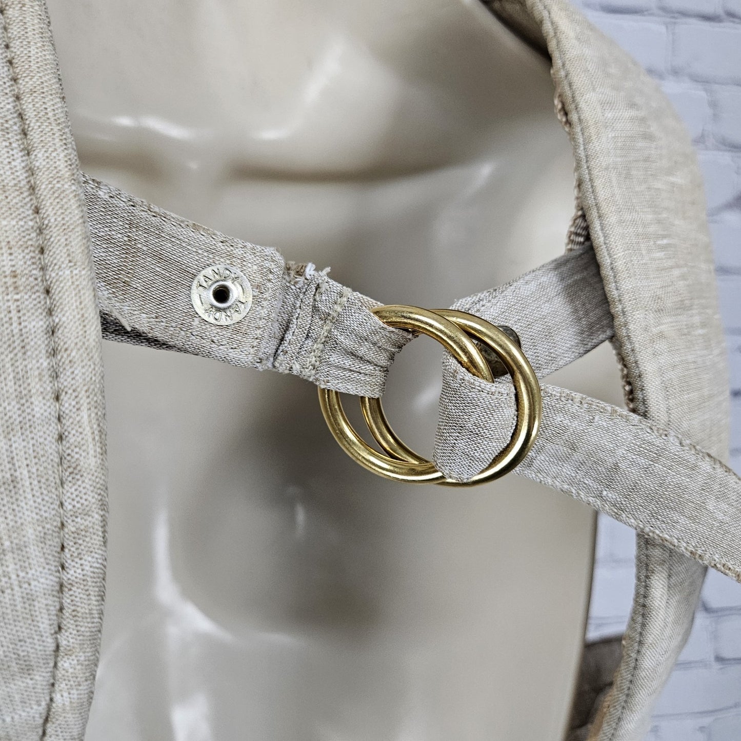 Sakura Bloom Beige 100% Linen Scout Chambray Baby Infant Carrier USA 7-45lbs