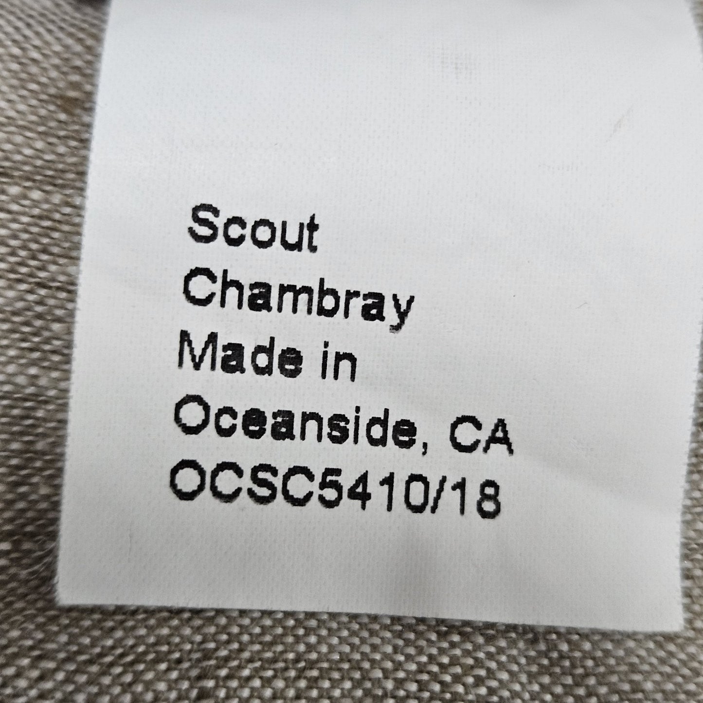 Sakura Bloom Beige 100% Linen Scout Chambray Baby Infant Carrier USA 7-45lbs