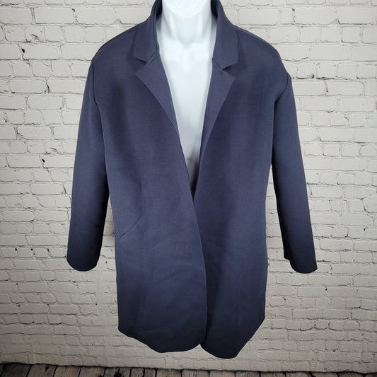 NWT Major Threads Blue Maston Short Coat Lightweight Raw Cut USA Made Size XL