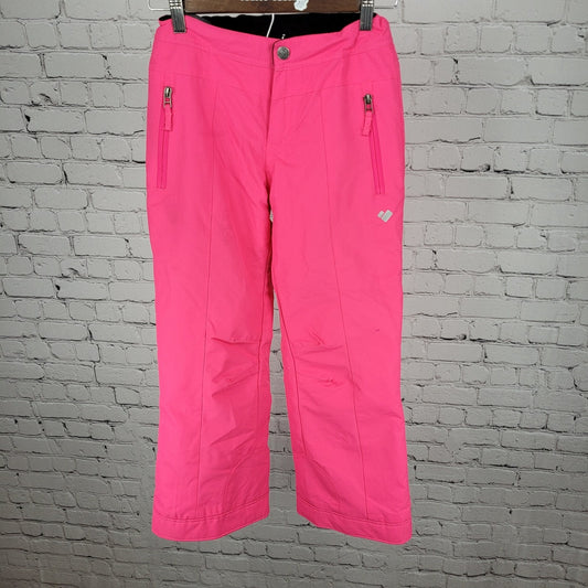 Obermeyer Pink Extended Wear System Adjustable Waist Snow Ski Pants Size M 10-12