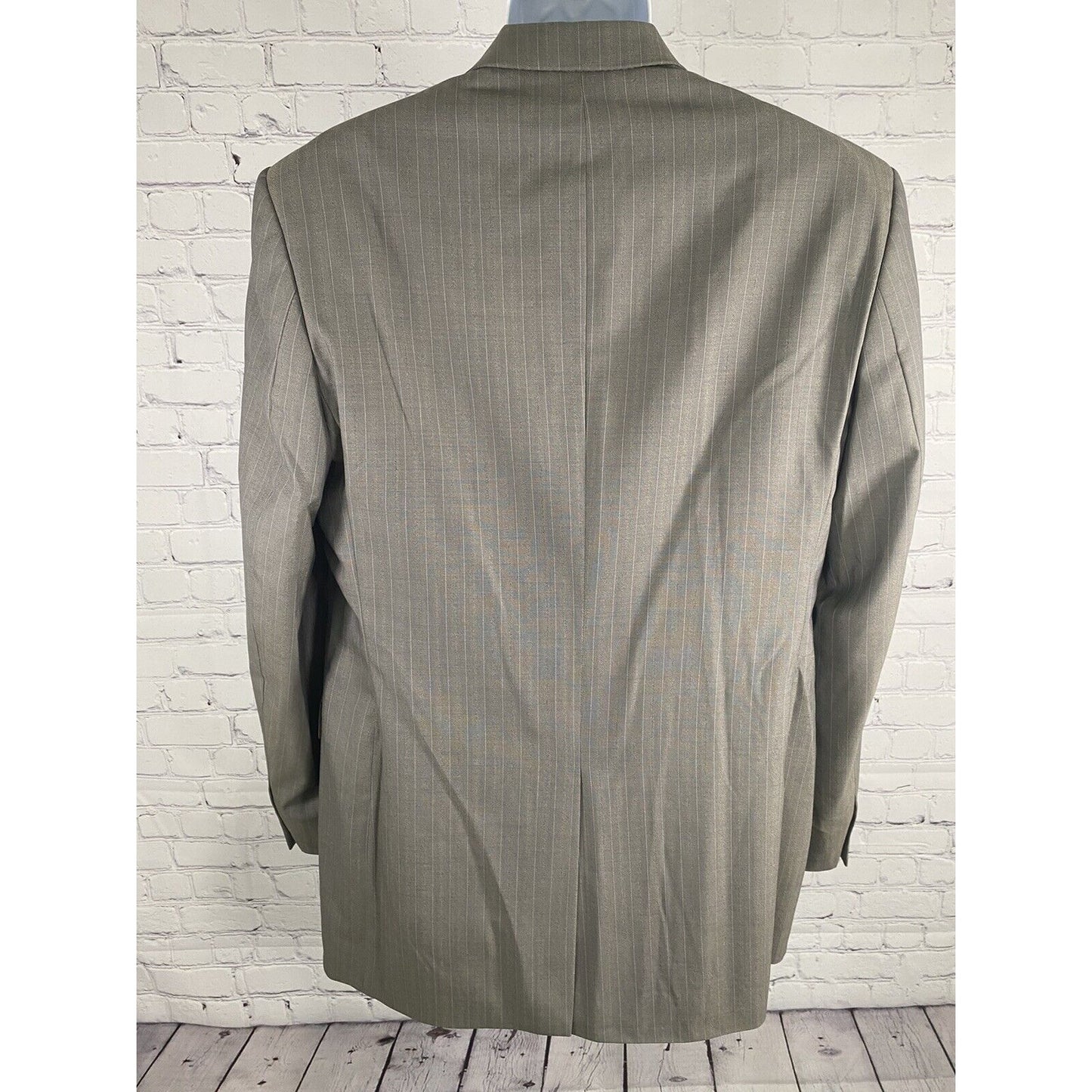 Alexandre London Savile Row Gray Super 80’s Wool 2 Button Blazer Jacket 40L