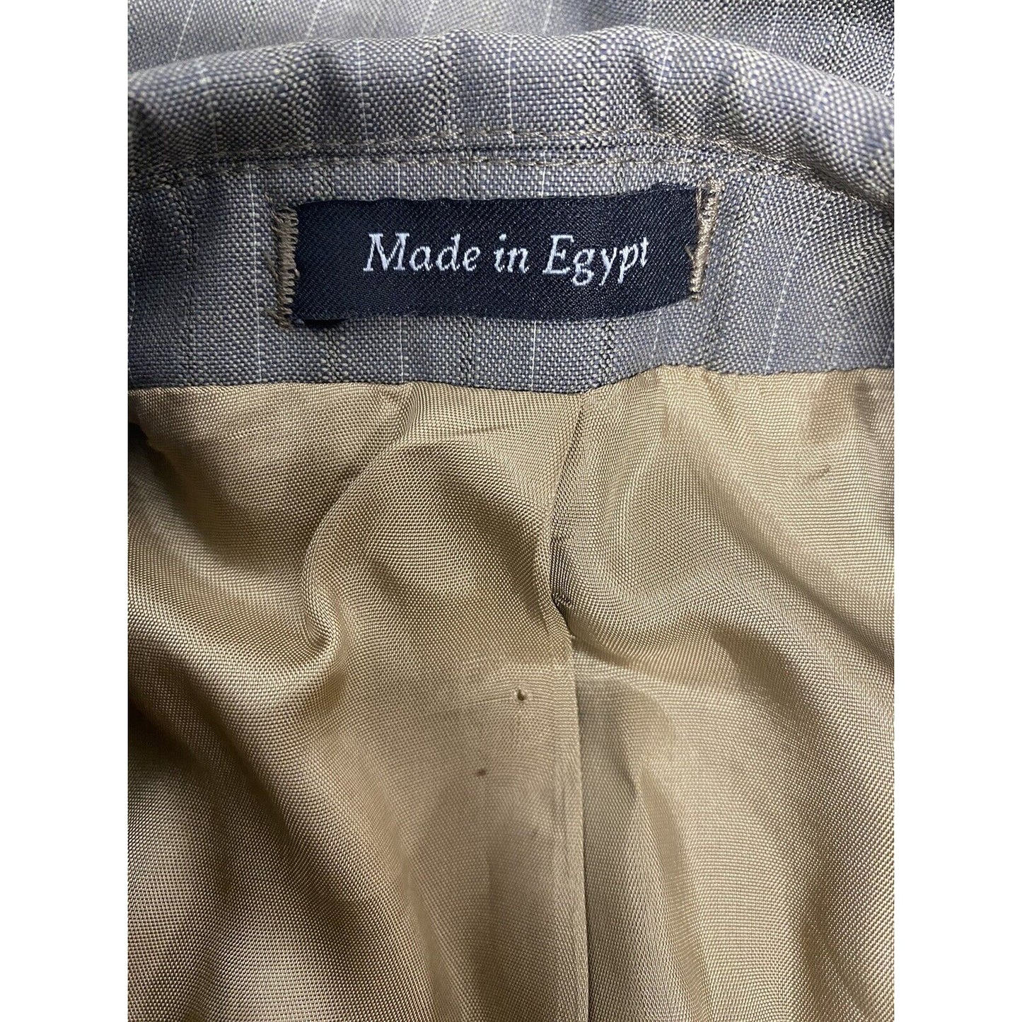 Alexandre London Savile Row Gray Super 80’s Wool 2 Button Blazer Jacket 40L