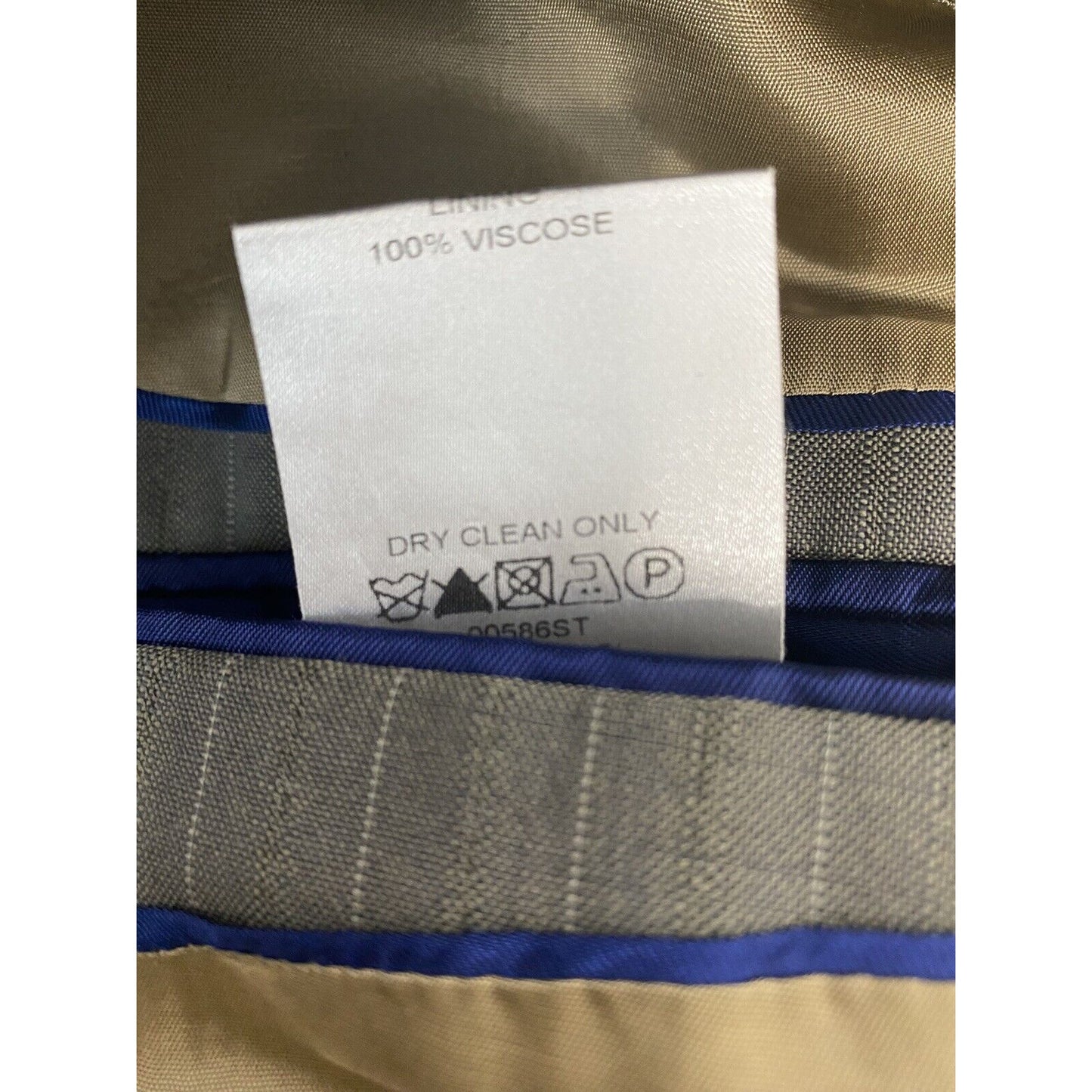 Alexandre London Savile Row Gray Super 80’s Wool 2 Button Blazer Jacket 40L