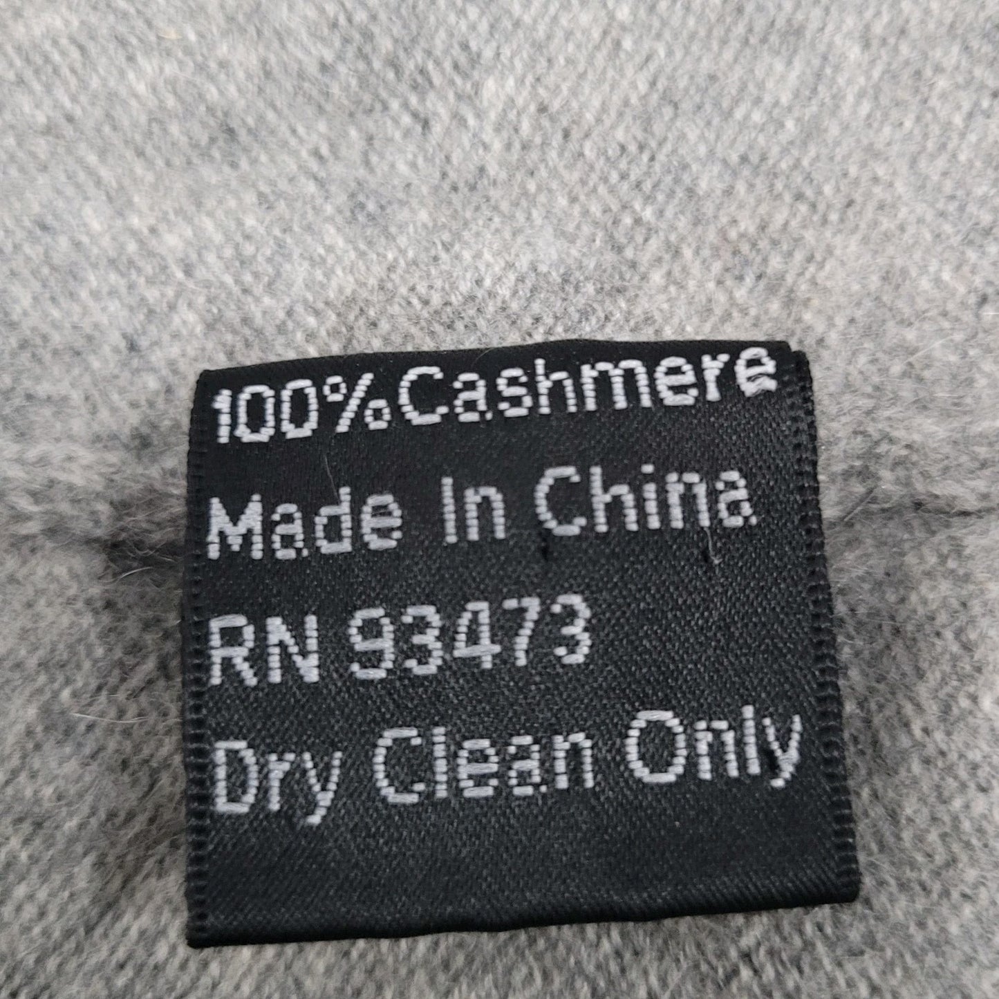 Pure Amici Grey 100% Cashmere Open Lightweight Hooded Cardigan Sweater Medium M