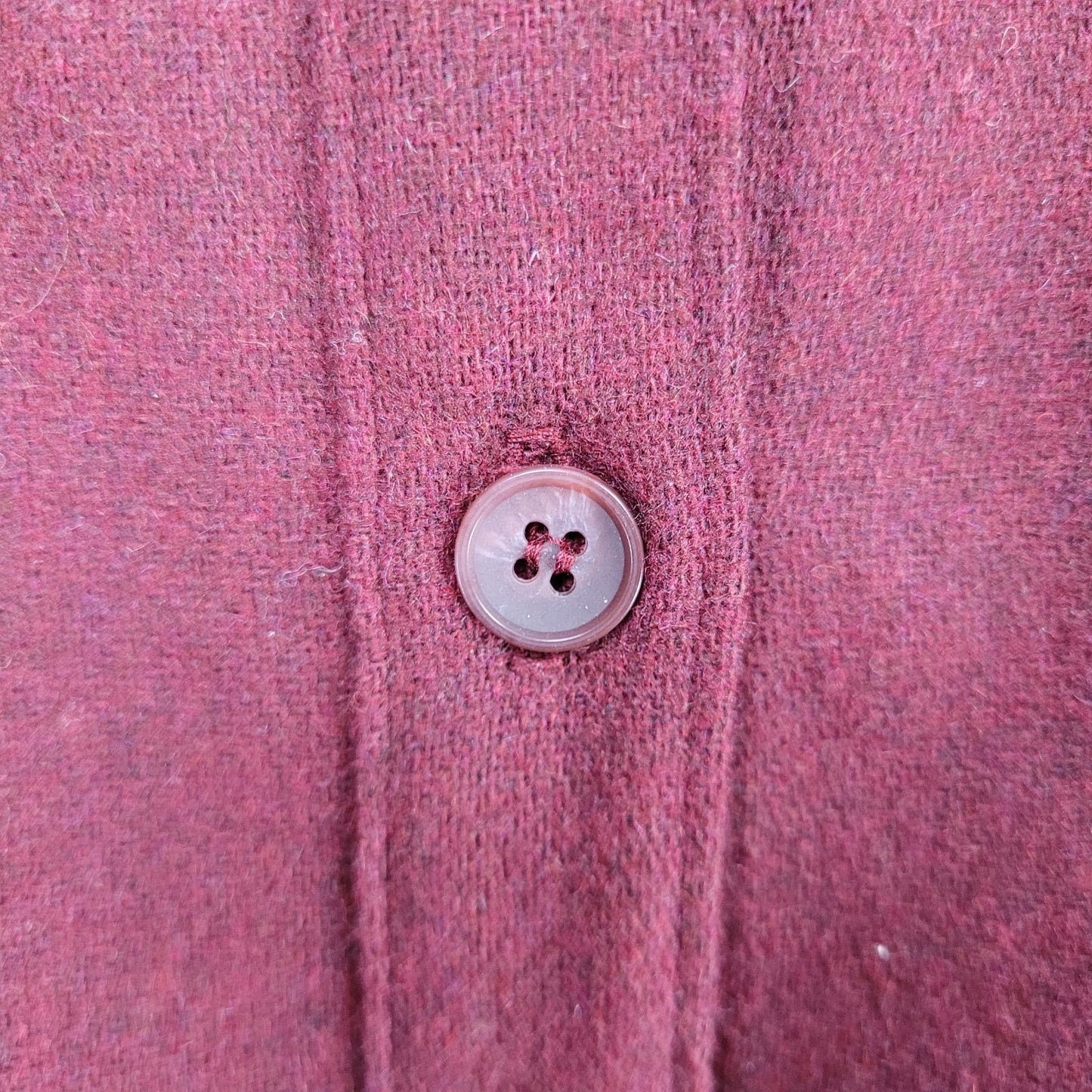 VTG Panther Red Wool Blend Buttoned A Line Skirt USA Made Size 11/12 (27x27)