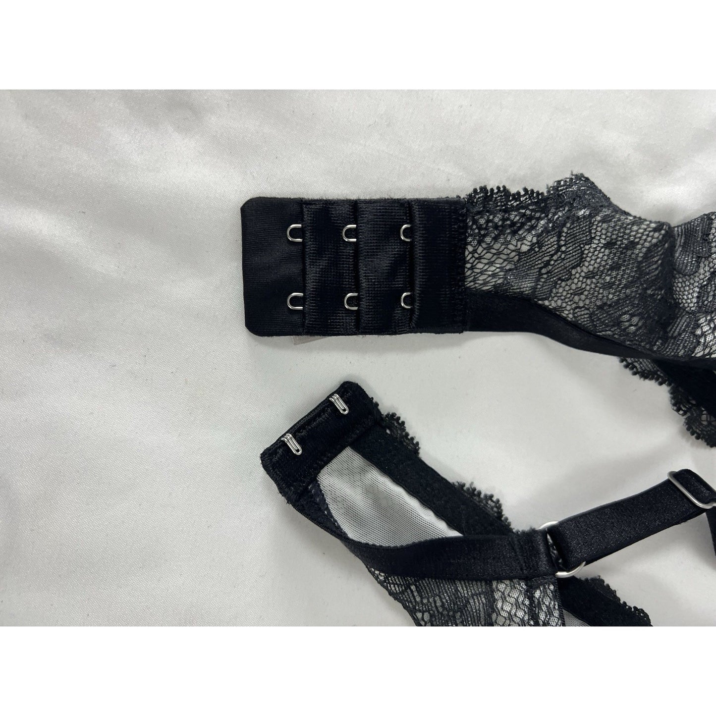 Victoria’s Secret Black Lace Biofit Demi Uplift Underwire Lightly Padded Bra 34D