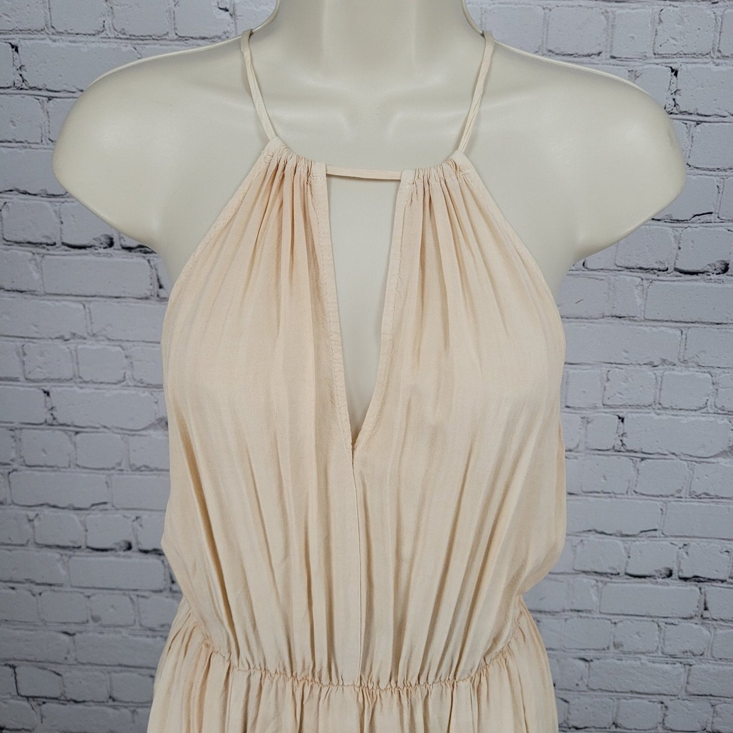 Lulus Multicolor Ombre Sleeveless Lightweight Front Slits Maxi Dress Size XS