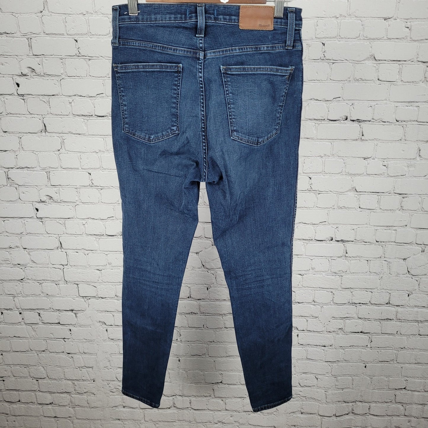 Madewell Dark Blue Denim 10" High Rise Skinny Stretch Jeans Size 28 (28x29)