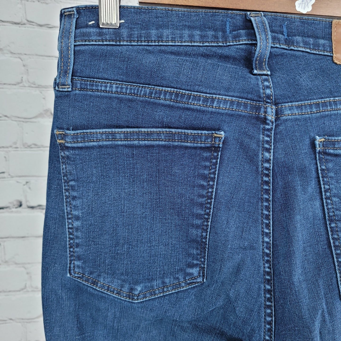 Madewell Dark Blue Denim 10" High Rise Skinny Stretch Jeans Size 28 (28x29)