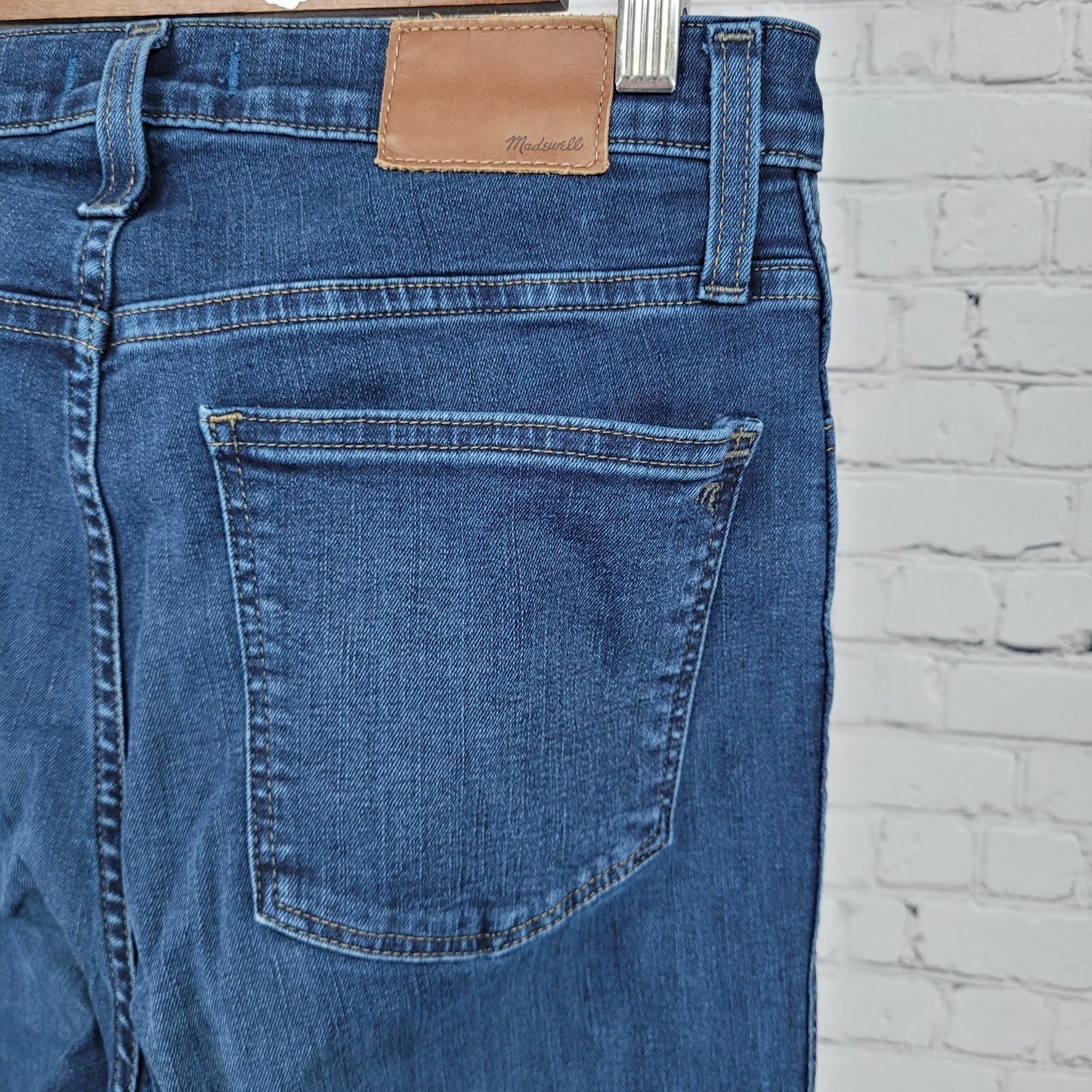 Madewell Dark Blue Denim 10" High Rise Skinny Stretch Jeans Size 28 (28x29)
