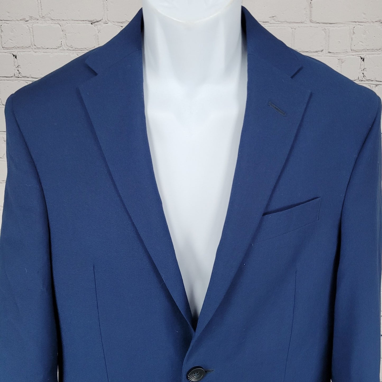 Reaction Kenneth Cole Techni-Cole Blue 2 Button Blazer Sport Coat Size 36R