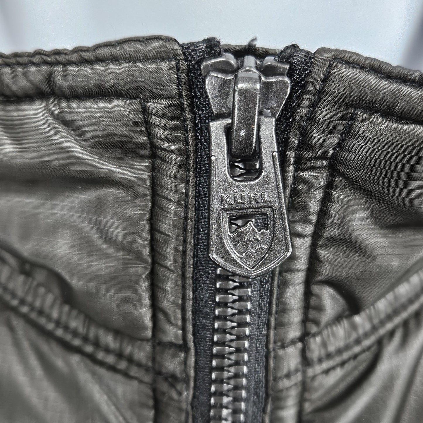 KUHL Grey Pertex Primaloft Insulated Lightweight Full Zip Utility Jacket Small S
